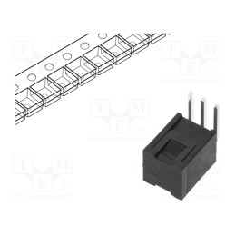 10 pcs : TM1000Q - Microswitch TACT, SPST, Pos: 2, 0.02A/20VDC, THT, 8.35x6.5x6.5mm