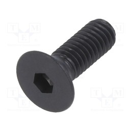 500 pcs : 1021303 - Screw, M4x12, 0.7, Head: countersunk, hex key, HEX 2,5mm, steel