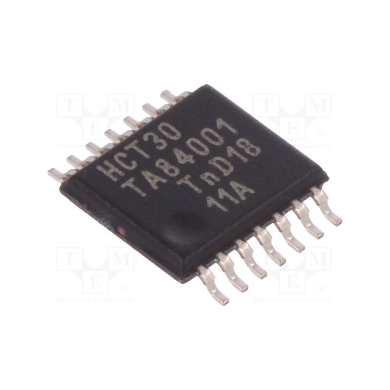 10 pcs : 74HCT30PW,112 - IC: digital, NAND, Ch: 1, IN: 8, CMOS,TTL, SMD, TSSOP14, 4.5÷5.5VDC