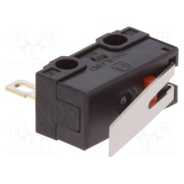 10 pcs : AH166261AT - Microswitch SNAP ACTION, 1A/125VAC, 1A/30VDC, with lever, SPDT
