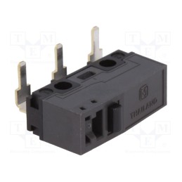 10 pcs : AVM36053 - Microswitch SNAP ACTION, 5A/250VAC, 5A/30VDC, without lever