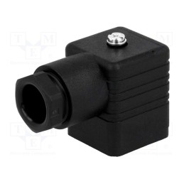 10 pcs : 931957100 GDM 2011 SCHWARZ - Connector: valve connector, plug, form A, 18mm, female, PIN: 3, PG11