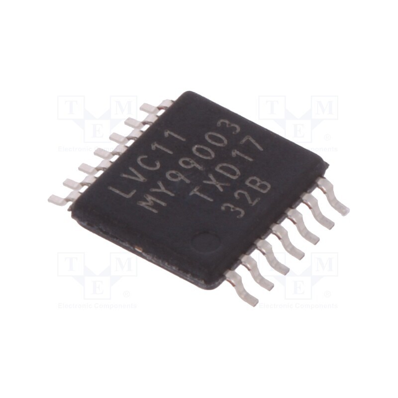 10 pcs : 74LVC11PW,112 - IC: digital, AND, Ch: 3, IN: 3, CMOS,TTL, SMD, TSSOP14, 1.2÷3.6VDC
