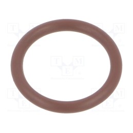 50 pcs : 01-0014.00X2 ORING 80FPM BROWN - O-ring gasket, FPM, Thk: 2mm, Øint: 14mm, brown, -20÷200°C