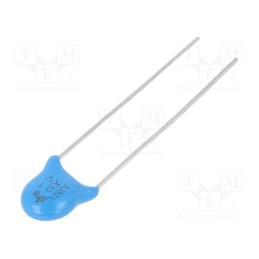 50 pcs : JYC3D221KBB065000B - Capacitor: ceramic, 220pF, 2kVDC, Y5P, ±10%, 5mm