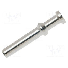 10 pcs : 9320006107 - Contact, male, copper alloy, silver plated, 4mm2, Han® C, crimped