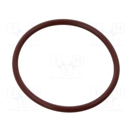 50 pcs : 01-0025.00X1.5 ORING 80FPM BROWN - O-ring gasket, FPM, Thk: 1.5mm, Øint: 25mm, brown, -20÷200°C