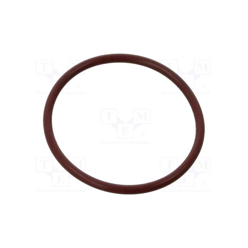 50 pcs : 01-0025.00X1.5 ORING 80FPM BROWN - O-ring gasket, FPM, Thk: 1.5mm, Øint: 25mm, brown, -20÷200°C