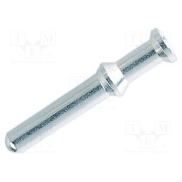 10 pcs : 9320006108 - Contact, male, copper alloy, silver plated, 6mm2, Han® C, crimped