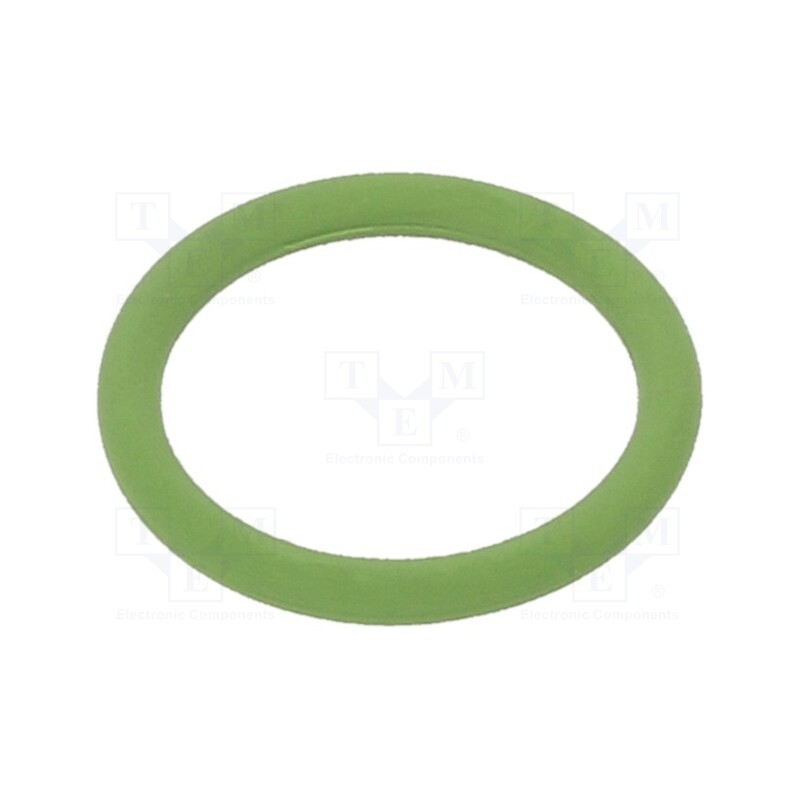 50 pcs : 01-0011.00X1.5 ORING 75FPM GREEN - O-ring gasket, FPM, Thk: 1.5mm, Øint: 11mm, green, -20÷200°C