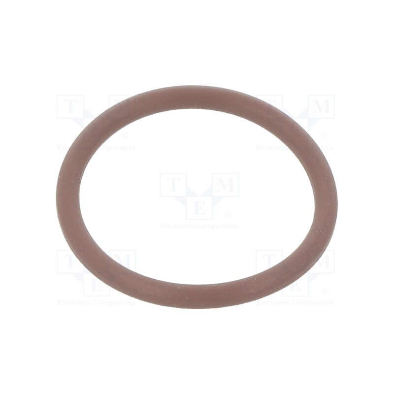 50 pcs : 01-0020.00X2 ORING 80FPM BROWN - O-ring gasket, FPM, Thk: 2mm, Øint: 20mm, brown, -20÷200°C