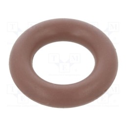 50 pcs : 01-0009.00X3.5 ORING 80FPM BROWN - O-ring gasket, FPM, Thk: 3.5mm, Øint: 9mm, brown, -20÷200°C