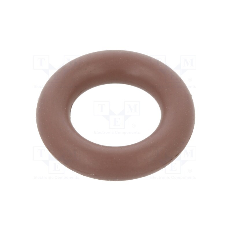 50 pcs : 01-0009.00X3.5 ORING 80FPM BROWN - O-ring gasket, FPM, Thk: 3.5mm, Øint: 9mm, brown, -20÷200°C