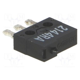 10 pcs : D2MQ-1 - Microswitch SNAP ACTION, 0.5A/30VDC, without lever, SPDT, Pos: 2