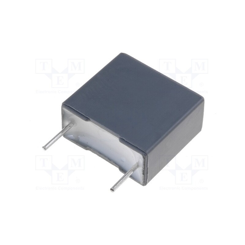 20 pcs : R60MF3100AA6AK - Capacitor: polyester, 100nF, 200VAC, 400VDC, 10mm, ±10%, 13x5x11mm
