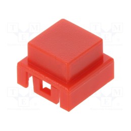 20 pcs : BTN K01 40 - Button, red, KSA,KSL