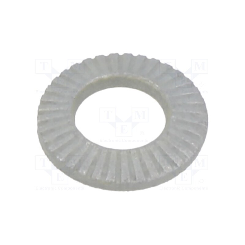 500 pcs : 8054010 - Washer, internally serrated, M5, D10mm, h1.5mm, spring steel