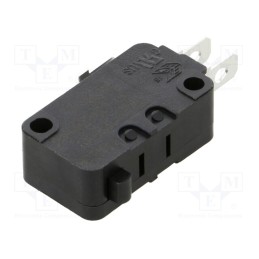 10 pcs : MS3-5PE1AV - Microswitch SNAP ACTION, 5A/250VAC, without lever, SPDT, ON-(ON)