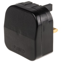 10 pcs - PowerConnections Europe to UK Mains Connector Converter, Rated At 5A