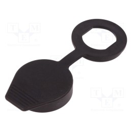 10 pcs : 2.904.005 - Dust cover, elastomer thermoplastic TPE, black, M22