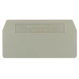 20 pcs - Weidmuller Z Series End Cover for Use with Terminal ZDU 1.5 2X2AN, Terminal ZDU 1.5 2X2AN BL, Terminal ZDU 1.5/4 AN,