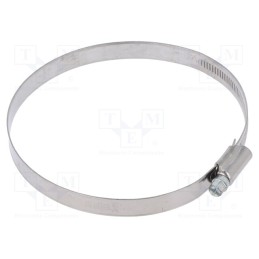 10 pcs : DD2110 - Worm gear clamp, W: 12mm, Clamping: 110÷130mm, DD, W2, DIN 3017