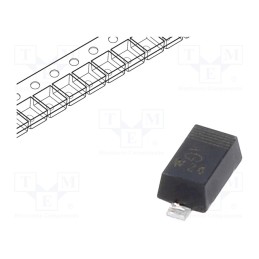 50 pcs : BAT54H,115 - Diode: Schottky rectifying, SMD, 30V, 0.2A, SOD123F,