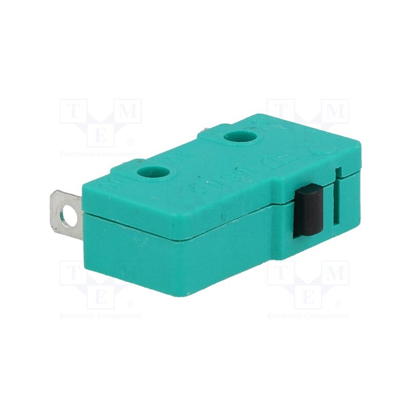 10 pcs : - Microswitch SNAP ACTION, 5A/250VAC, without lever, SPDT, ON-(ON)