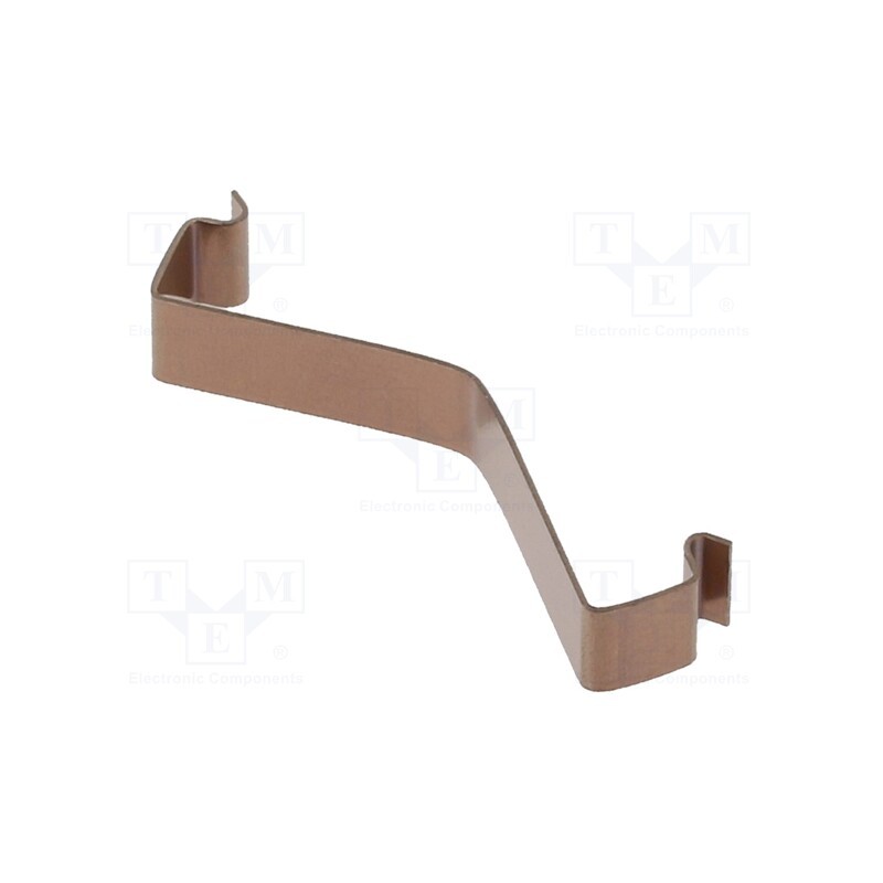 10 pcs : KC-194 - Retaining spring, L: 37.3mm, H: 8.5mm, natural