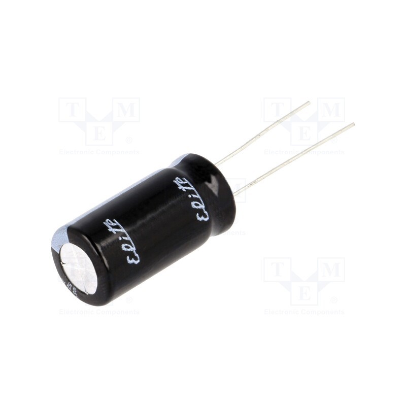 10 pcs : PJ2G100MNN1020 - Capacitor: electrolytic, THT, 10uF, 400VDC, Ø10x20mm, Pitch: 5mm
