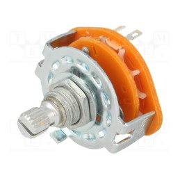 10 pcs : - Switch: rotary, Pos: 3, 0.3A/125VAC, Poles number: 1, 30°, -20÷70°C