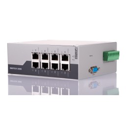 1 pcs - Phoenix Contact FL SWITCH 3008 Series DIN Rail Mount Ethernet Switch, 8 RJ45 Ports, 100Mbit/s Transmission, 24V dc