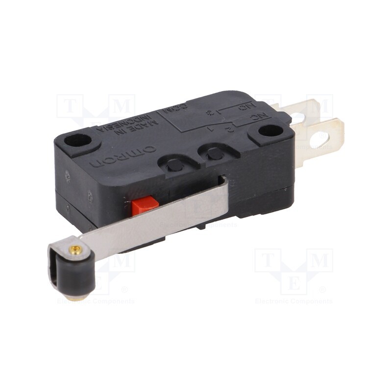 10 pcs : D3V-166-1A5 - Microswitch SNAP ACTION, 16A/250VAC, 10A/30VDC, SPDT, ON-(ON)