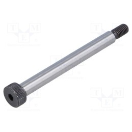 10 pcs : ISO 7379-6-M5-55 - Shoulder screw, steel, M5, 0.8, Thread len: 9.5mm, hex key, HEX 3mm