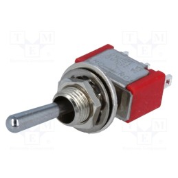 10 pcs : - Switch: toggle, Pos: 3, SP3T, ON-OFF-ON, 2A/250VAC, 5A/28VDC, ICE1