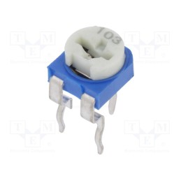 50 pcs : RKT6V-10K - Potentiometer: mounting, single turn,horizontal, 10kΩ, 100mW
