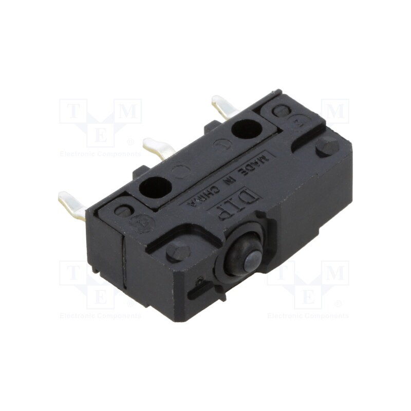 10 pcs : MSW-2PN-1D - Microswitch SNAP ACTION, 2A/250VAC, 2A/30VDC, without lever