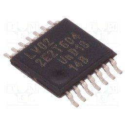 10 pcs : 74LV02PW,112 - IC: digital, NOR, Ch: 4, IN: 2, TTL, SMD, TSSOP14, 1÷5.5VDC, -40÷125°C