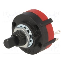 10 pcs : - Switch: rotary, Pos: 4, 0.3A/125VAC, Poles number: 1, 30°, -20÷70°C