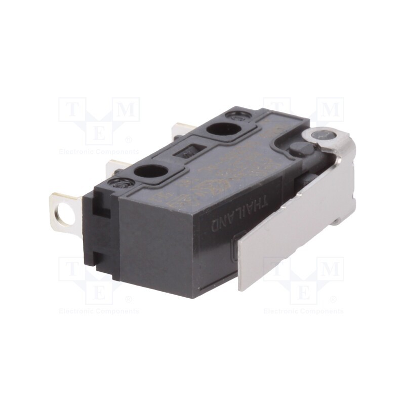 10 pcs : AVL32153 - Microswitch SNAP ACTION, 5A/250VAC, 5A/30VDC, with lever, SPDT