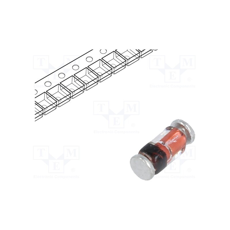 50 pcs : LS4448 - Diode: switching, SMD, 100V, 300mA, 4ns, MELF quadro, Ufmax: 0.72V