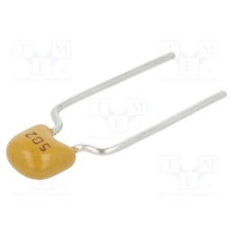 50 pcs : CT40805B502K500F3R - Capacitor: ceramic, 5nF, 50V, X7R, ±10%, THT, 5mm