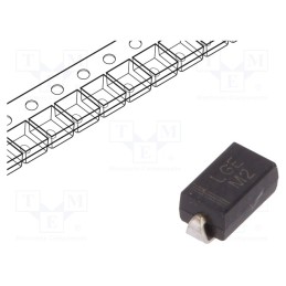 50 pcs : M2 - Diode: rectifying, SMD, 100V, 1A, SMAJ, Ufmax: 1.1V, Ifsm: 30A