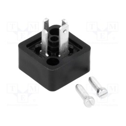 10 pcs : 933111100 GSSNA 300 - Connector: valve connector, socket, form C, 8mm, male, PIN: 4, 6A