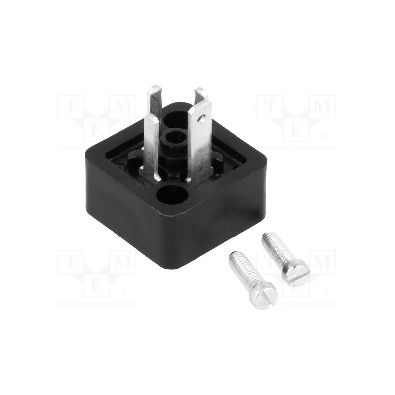 10 pcs : 933111100 GSSNA 300 - Connector: valve connector, socket, form C, 8mm, male, PIN: 4, 6A