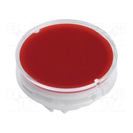 10 pcs : AT4179JC - Cap, LB series, Ø19x9mm, red,transparent