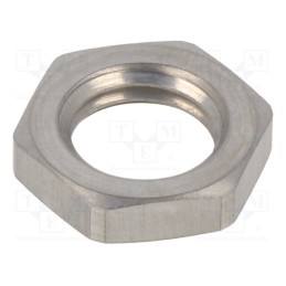 10 pcs : GN 909.5-M12X1,5 - Nut, M12, 1.5, stainless steel, 17mm