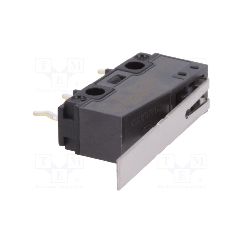10 pcs : AVM34353 - Microswitch SNAP ACTION, 5A/250VAC, 5A/30VDC, with lever, SPDT