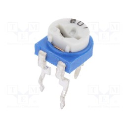 50 pcs : RKT6V-200 - Potentiometer: mounting, single turn,horizontal, 200Ω, 100mW