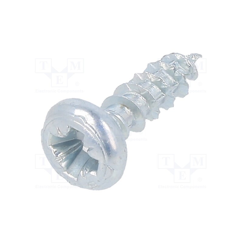 500 pcs : 1148273 - Screw, 3.5x12, Head: cheese head, Pozidriv, PZ2, steel, zinc, SPAX®